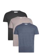 Bless 3 Pack Designers T-shirts Short-sleeved Blue Reiss