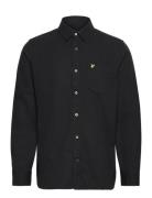 Worsted Twill Shirt Tops Shirts Casual Black Lyle & Scott