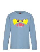 Lwtano 703 - T-Shirt L/S Tops T-shirts Long-sleeved T-shirts Blue LEGO...