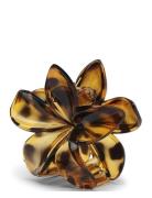 Plumeria Clarity Big Accessories Hair Accessories Hair Claws Brown SUI...