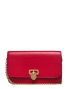 Natural Smth Leathr-Tnnr Wlt Chn-Wo Bags Crossbody Bags Red Lauren Ral...