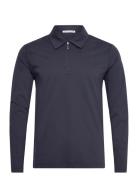 Laron Ls Tops Polos Long-sleeved Navy Tiger Of Sweden