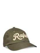 Herringb Ball Cap Accessories Headwear Caps Khaki Green Polo Ralph Lau...