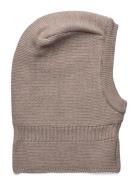 Balaclava Wool Knit Windstop Accessories Headwear Balaclava Beige Hutt...