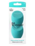 Miracle Airblend Sponge 2 Pack Sminkesvamp Sminke Blue Real Techniques