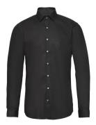 Poplin Stretch Slim Shirt Tops Shirts Business Black Calvin Klein