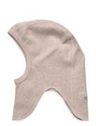 Balaclava Cotton Rib Accessories Headwear Balaclava Beige Huttelihut