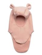 Balaclava Ears Cotton Fleece Accessories Headwear Balaclava Pink Hutte...