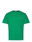 T-Shirt Tops T-shirts Short-sleeved Green United Colors Of Benetton