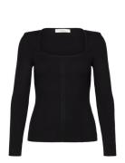 Yaelleiw Blouse Tops Blouses Long-sleeved Black InWear