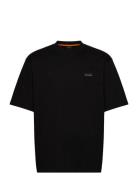 Te_Mixdenim Tops T-shirts Short-sleeved Black BOSS