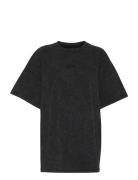 Millogz Over Tee Tops T-shirts & Tops Short-sleeved Black Gestuz