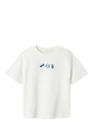 Nkmbekaj Ss Nreg Top Tops T-shirts Short-sleeved White Name It