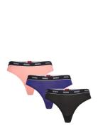 Triplet Thong Stripe Stringtruse Undertøy Black HUGO