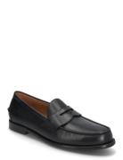 Alston Leather Penny Loafer Mokasiner Lave Sko Black Polo Ralph Lauren