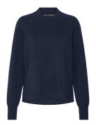 Fariola Tops Knitwear Jumpers Navy BOSS