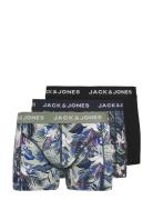 Jacbrady Flower Trunks 3 Pack Sn Boksershorts Blue Jack & J S