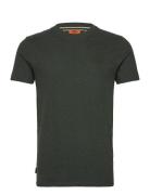 Essential Logo Emb Tee Tops T-shirts Short-sleeved Khaki Green Superdr...