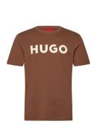 Dulivio Designers T-shirts Short-sleeved Brown HUGO