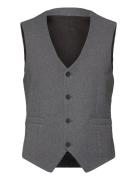 Milano Jersey Waistcoat Dressvest Grey Clean Cut Copenhagen