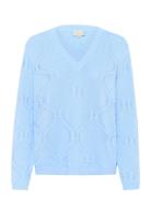 Kacharlie Knit Pullover Tops Knitwear Jumpers Blue Kaffe