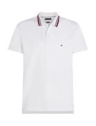 Rwb Collar Reg Polo Tops Polos Short-sleeved White Tommy Hilfiger