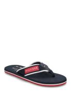 Patch Hilfiger Beach Sandal Flip-flopper Sandaler Navy Tommy Hilfiger