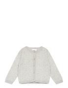 Button Knit Cardigan Tops Knitwear Cardigans Grey Mango