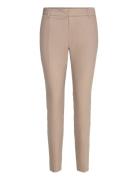 Mmabbey Night Pant Bottoms Trousers Slim Fit Trousers Beige MOS MOSH