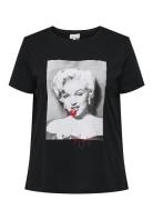 Carnewmarilyn Ss Reg Tee Lcs Jrs Tops T-shirts & Tops Short-sleeved Bl...