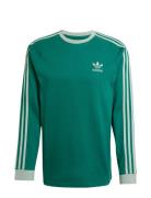 3-Stripes Ls T Sport T-shirts Long-sleeved Green Adidas Originals