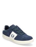 B4 Suede/Leather Lave Sneakers Navy Fred Perry