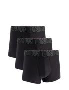 Ua Performance Tech - Solid 3 In 3Pk Boksershorts Black Under Armour