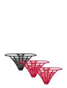 3/Pack String Stringtruse Undertøy Red Hunkemöller