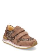 Shoes - Flat - With Velcro Lave Sneakers Beige ANGULUS