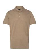 Masanford Polo Tops Polos Short-sleeved Beige Matinique