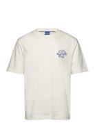 Natopu Tops T-shirts Short-sleeved Cream HUGO BLUE