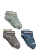 Bo Sneaker Socks - 3-Pack Socks & Tights Socks Blue Mp Denmark