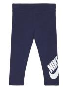 Nkg Club Hbr High Rise Legging Bottoms Leggings Navy Nike