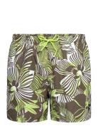 Piranha Badeshorts Khaki Green BOSS