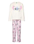 Pyjama(Sweater+Trous Pyjamas Sett Pink United Colors Of Benetton