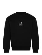 Sweatshirt Tops Sweat-shirts & Hoodies Sweat-shirts Black Armani Excha...