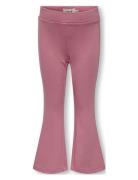 Kmgpaige Life Flared Pnt Noos Bottoms Trousers Pink Kids Only