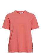 Vinora S/S T-Shirt - Noos Tops T-shirts & Tops Short-sleeved Red Vila