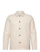 Akoscar New Overshirt Tops Overshirts Cream Anerkjendt