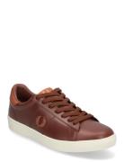 Spencer Leather Lave Sneakers Brown Fred Perry