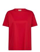 Mmaina O-Ss Tee Tops T-shirts & Tops Short-sleeved Red MOS MOSH