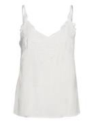 Cranna Top Tops T-shirts & Tops Sleeveless White Cream