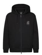 Sweatshirt Tops Sweat-shirts & Hoodies Hoodies Black Armani Exchange