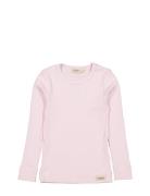 Plain Tee Ls Tops T-shirts Long-sleeved T-shirts Pink MarMar Copenhage...